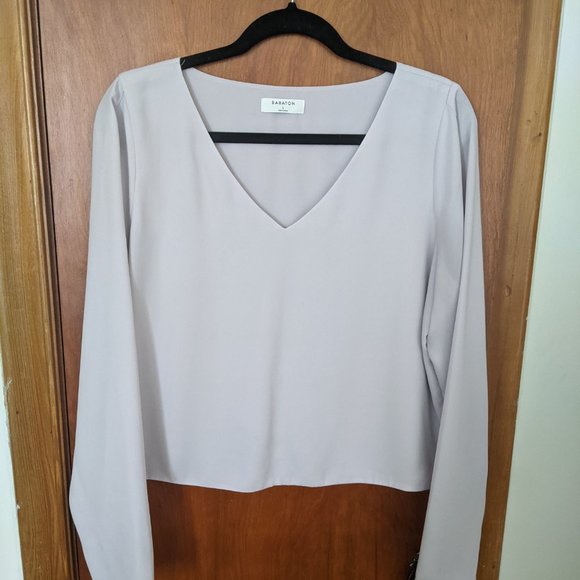 Babaton murphy blouse lilac fog - Picture 2 of 4